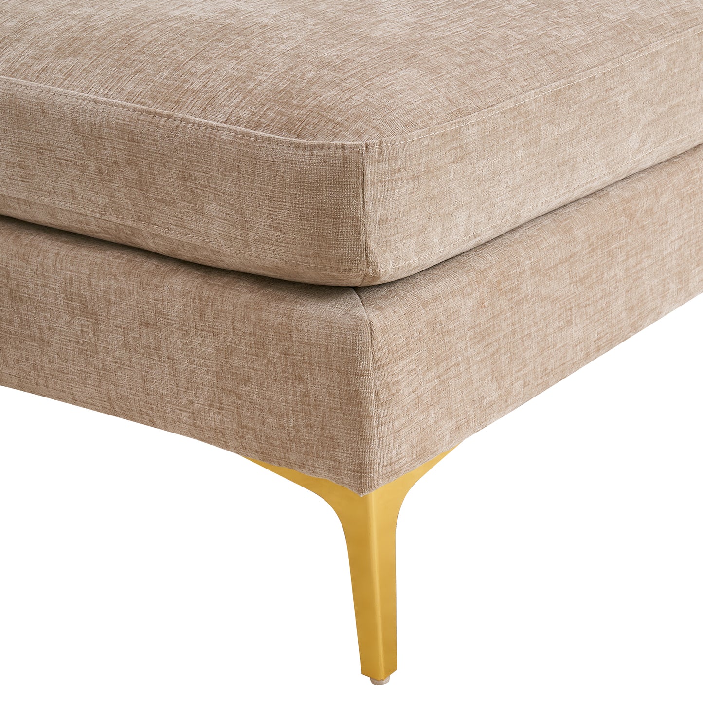 U-Shaped 4-Seat Indoor Modular Sofa Camel--Same type:57251652