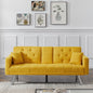 Multi-functional linen sofa bed-Beige