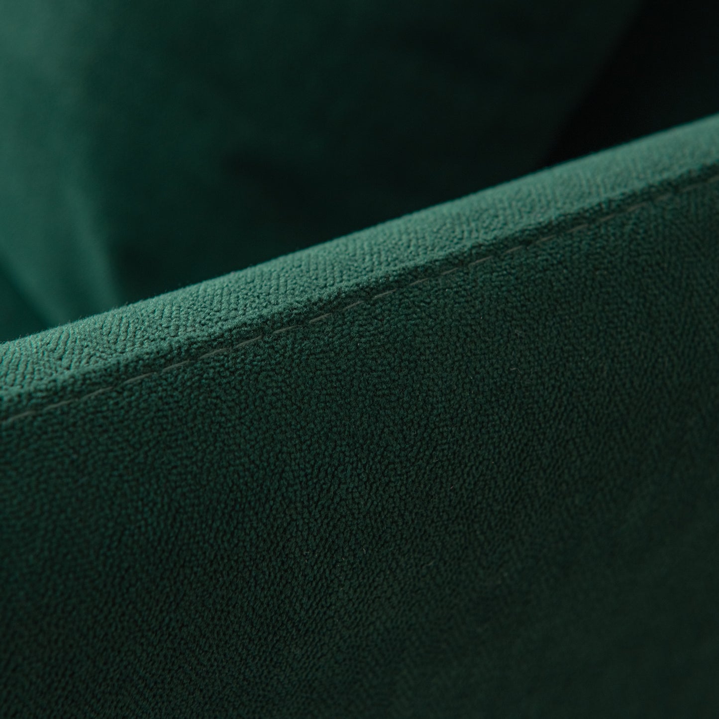 Modern Upholstered Loveseat Sofa,Emerald Cotton Linen---63.8"