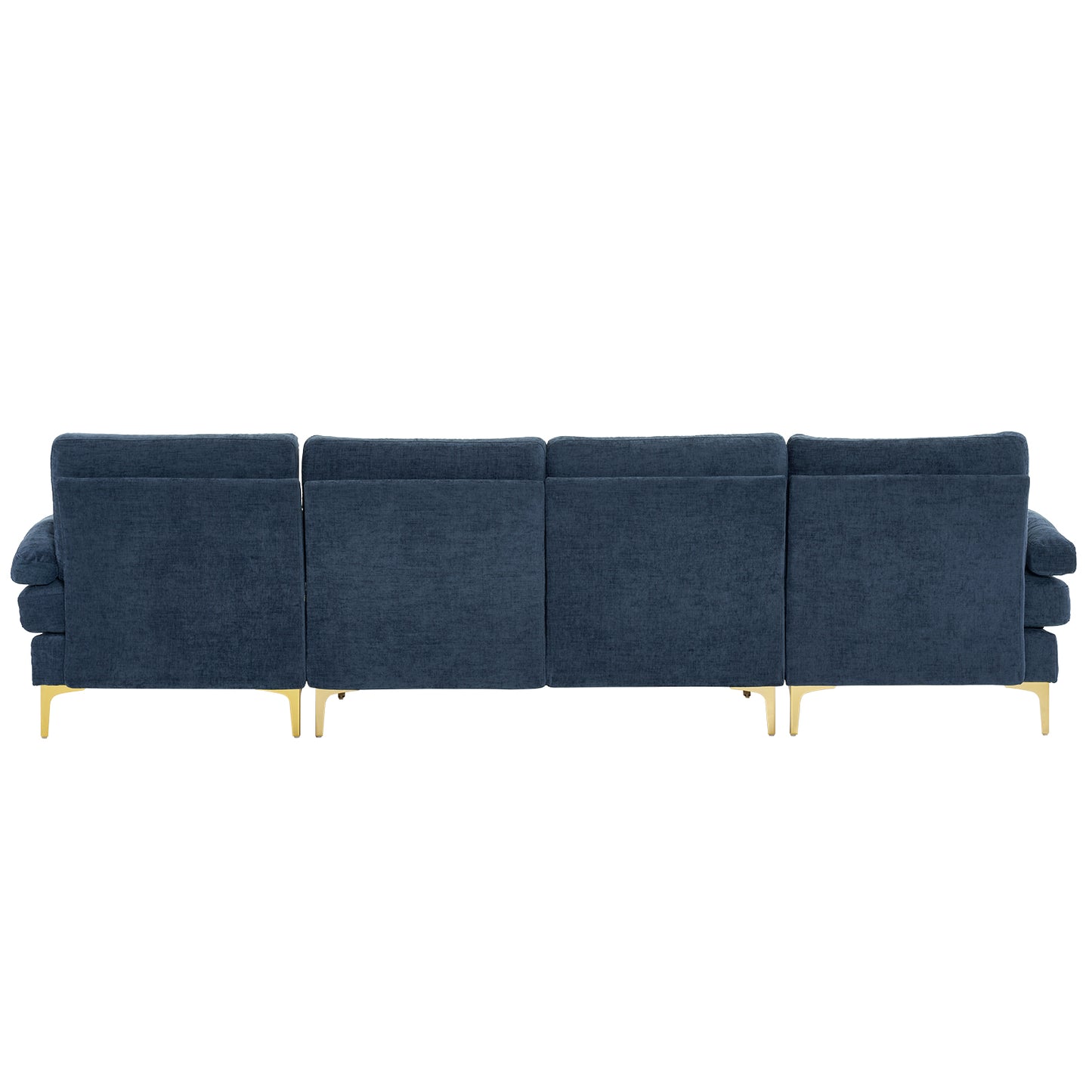 U-Shaped 4-Seat Indoor Modular Sofa Grey-Blue Color --Same type:32819307